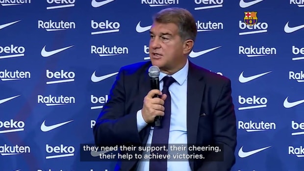 Laporta calls for Barça fans to return to Camp Nou